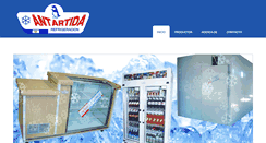 Desktop Screenshot of heladerasantartida.com.ar
